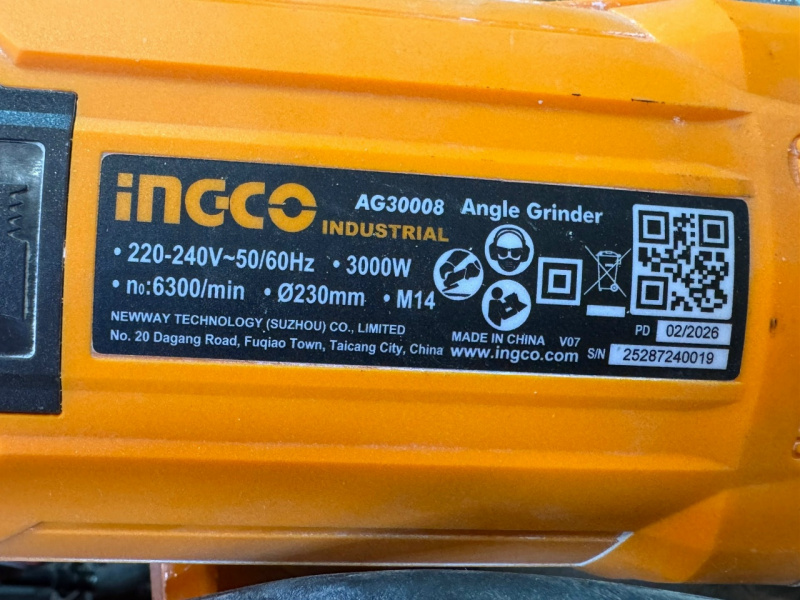 Болгарка Ingco AG30008